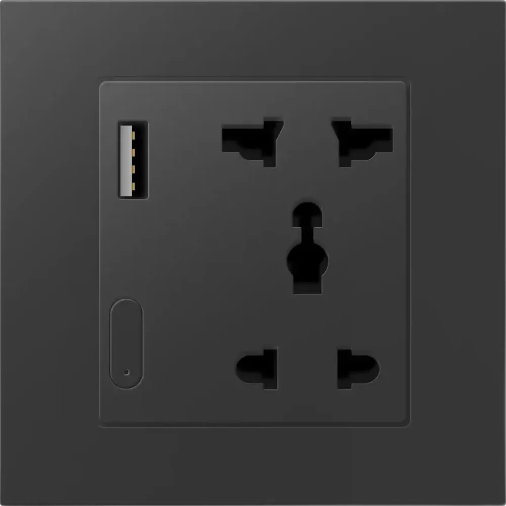 Akubela Smart Socket SM-1023N, USB, Wide voltage, low power consumption, ZigBee protocol.